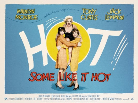 1000 piece jigsaw puzzle for the movie poster: Some Like it Hot (1959) ver5