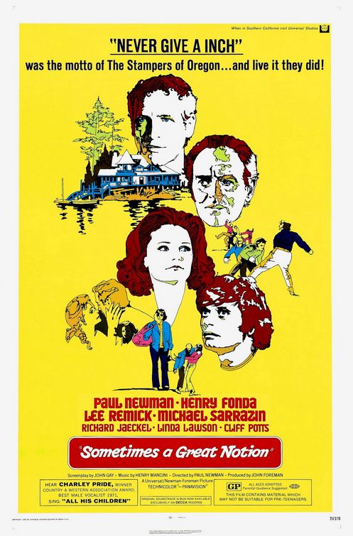 the movie poster: Sometimes a Great Notion (1971)
