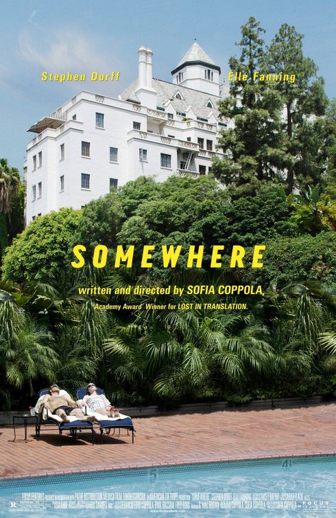 1000 piece jigsaw puzzle for the movie poster: Somewhere (2010)