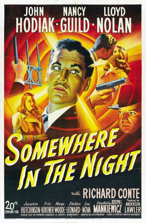 the movie poster: Somewhere in the Night (1946)