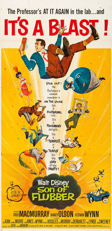 1000 piece jigsaw puzzle for the movie poster: Son of Flubber (1963) ver2