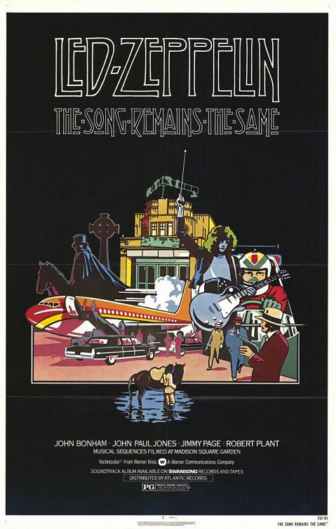 the movie poster: The Song Remains the Same (1976)