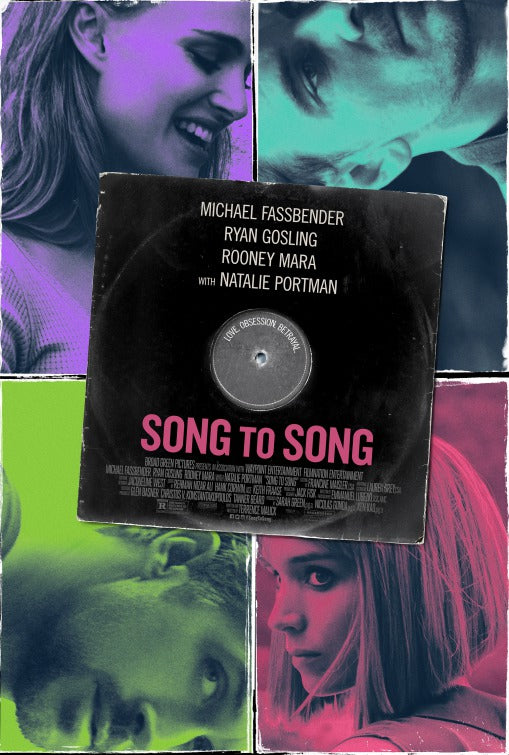 1000 piece jigsaw puzzle for the movie poster: Song to Song (2017)
