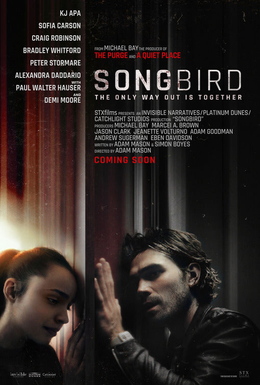 1000 piece jigsaw puzzle for the movie poster: Songbird (2021)