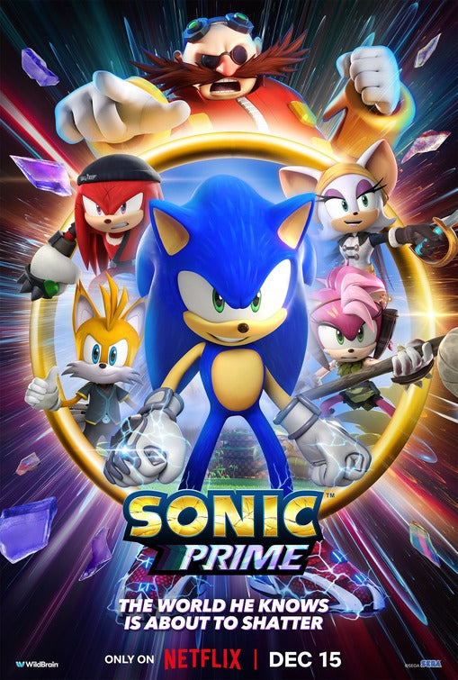1000 piece jigsaw puzzle for tv poster: Sonic Prime, ver9