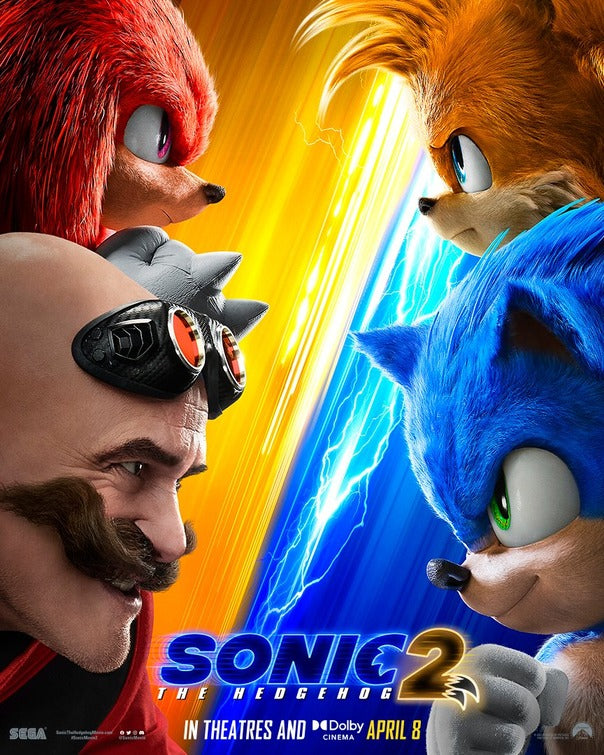 1000 piece jigsaw puzzle for the movie poster: Sonic the Hedgehog 2 (2022) ver12