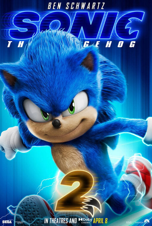 1000 piece jigsaw puzzle for the movie poster: Sonic the Hedgehog 2 (2022) ver14