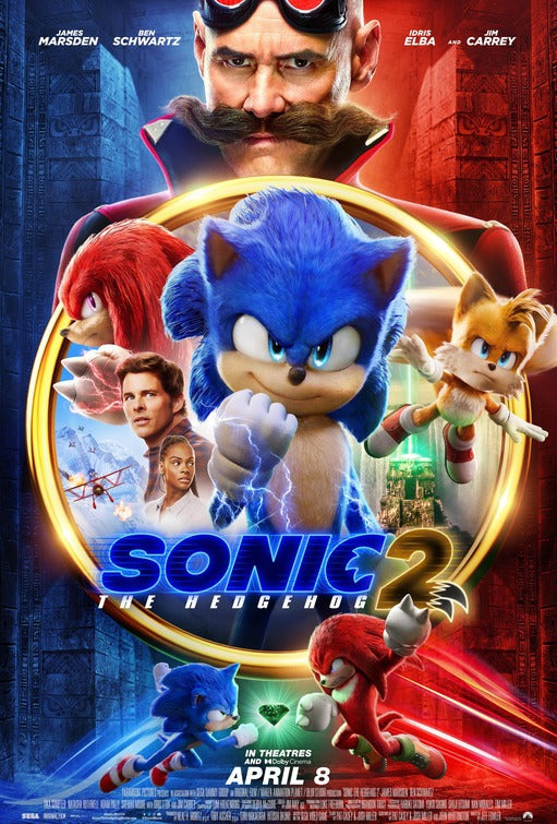 1000 piece jigsaw puzzle for the movie poster: Sonic the Hedgehog 2 (2022) ver6