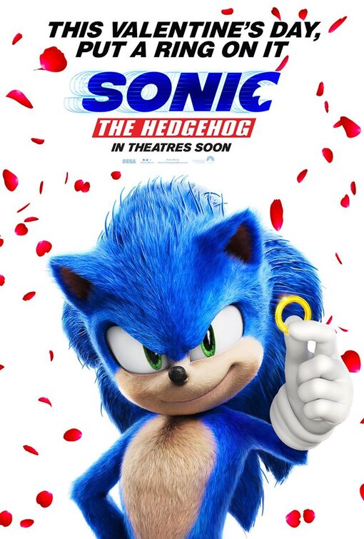 1000 piece jigsaw puzzle for the movie poster: Sonic the Hedgehog (2020) ver19