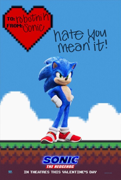 1000 piece jigsaw puzzle for the movie poster: Sonic the Hedgehog (2020) ver23