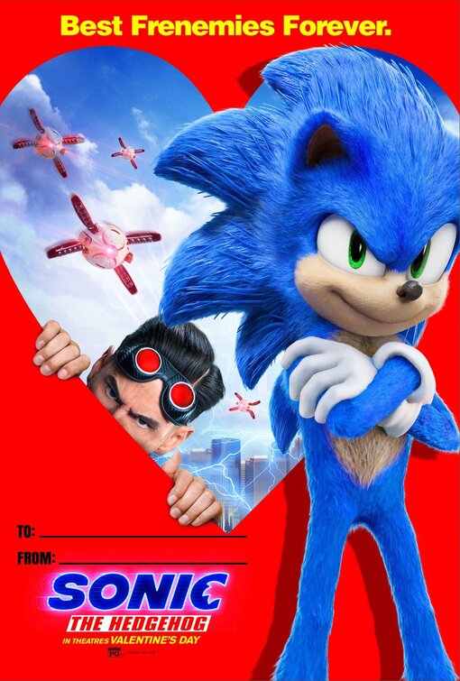 1000 piece jigsaw puzzle for the movie poster: Sonic the Hedgehog (2020) ver27