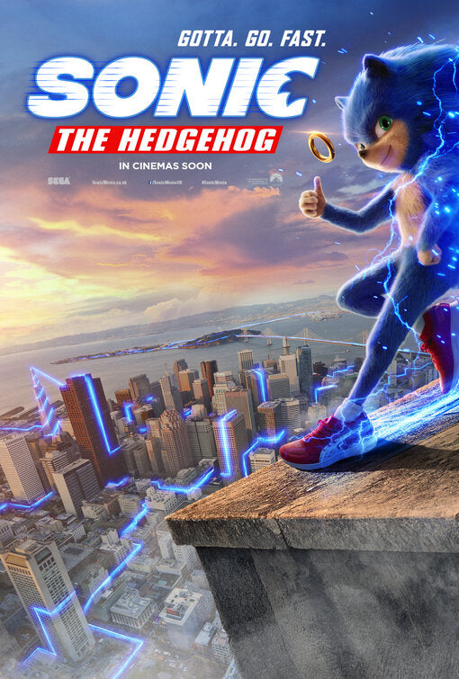1000 piece jigsaw puzzle for the movie poster: Sonic the Hedgehog (2020) ver3