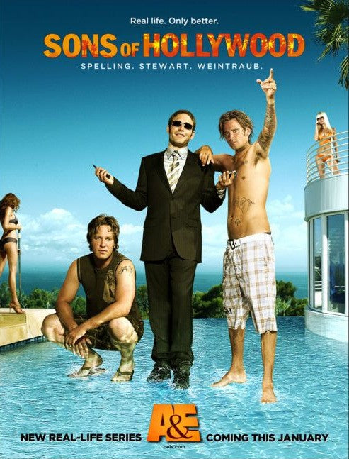 1000 piece jigsaw puzzle for tv poster: Sons of Hollywood