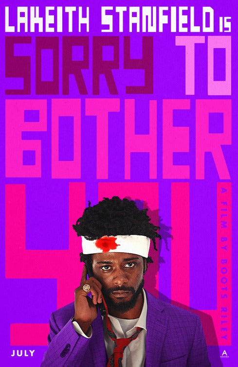 1000 piece jigsaw puzzle for the movie poster: Sorry to Bother You (2018)