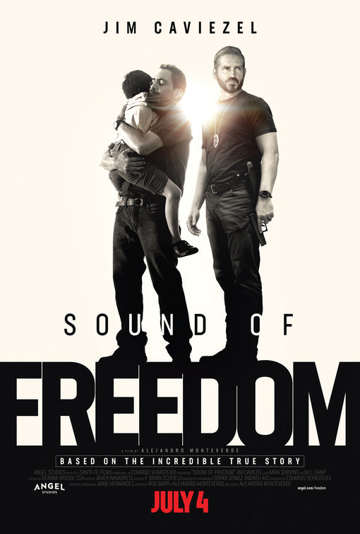 1000 piece jigsaw puzzle for the movie poster: Sound of Freedom (2023)