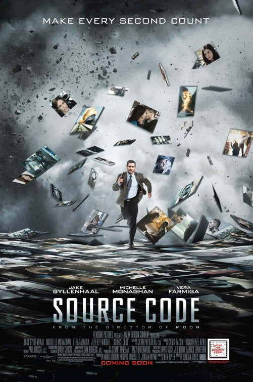 1000 piece jigsaw puzzle for the movie poster: Source Code (2011)