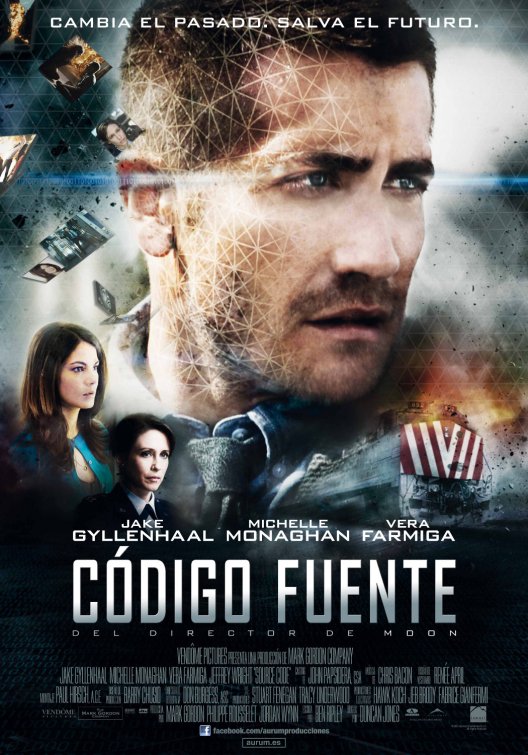 1000 piece jigsaw puzzle for the movie poster: Source Code (2011) ver4