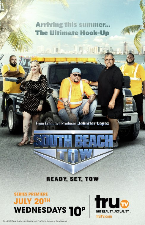 1000 piece jigsaw puzzle for tv poster: South Beach Tow