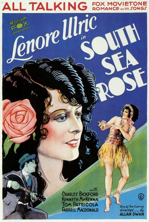 the movie poster: South Sea Rose (1929)