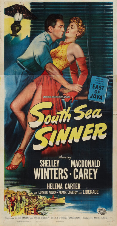 1000 piece jigsaw puzzle for the movie poster: South Sea Sinner (1950) ver2