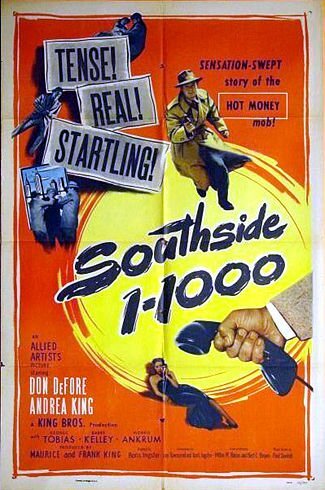 1000 piece jigsaw puzzle for the movie poster: Southside 1-1000 (1950)