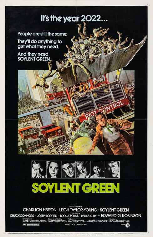 the movie poster: Soylent Green (1973)