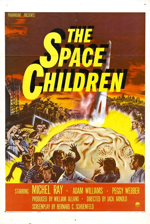 1000 piece jigsaw puzzle for the movie poster: The Space Children (1958)