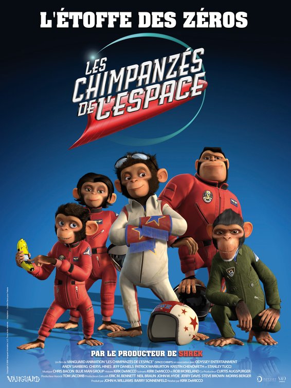 the movie poster: Space Chimps (2008) ver2