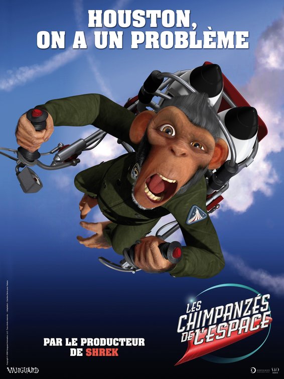 the movie poster: Space Chimps (2008) ver4