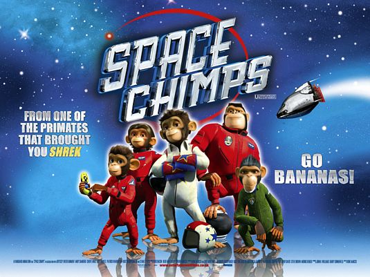 the movie poster: Space Chimps (2008) ver8