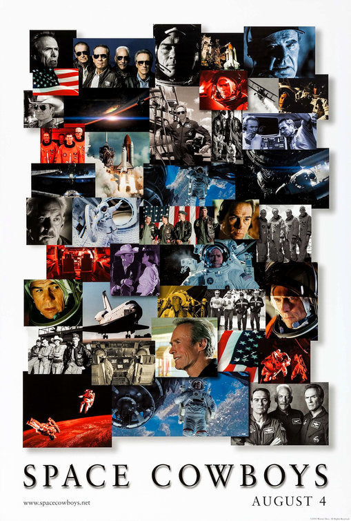 1000 piece jigsaw puzzle for the movie poster: Space Cowboys (2000) ver1