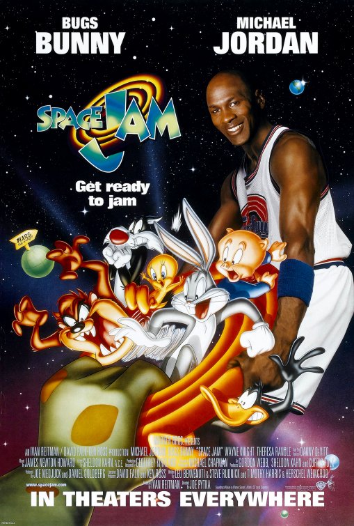 1000 piece jigsaw puzzle for the movie poster: Space Jam (1996) ver10