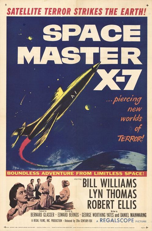 the movie poster: Space Master X-7 (1958)
