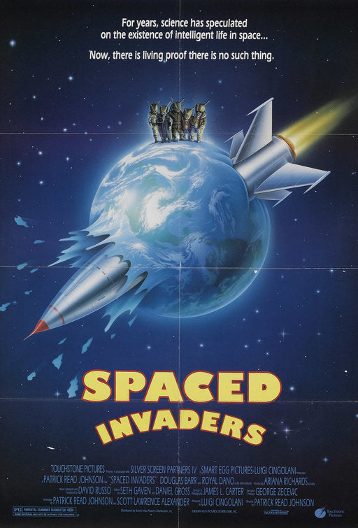 the movie poster: Spaced Invaders (1990)