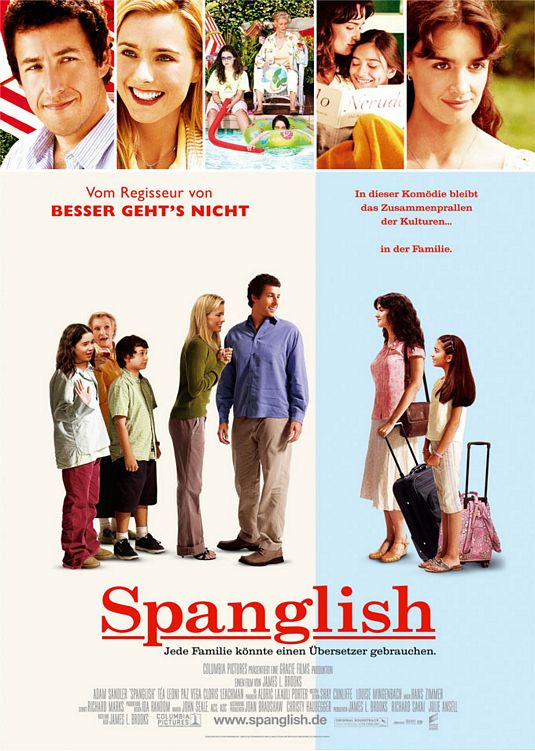 the movie poster: Spanglish (2004) ver2