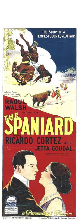 the movie poster: The Spaniard (1925)