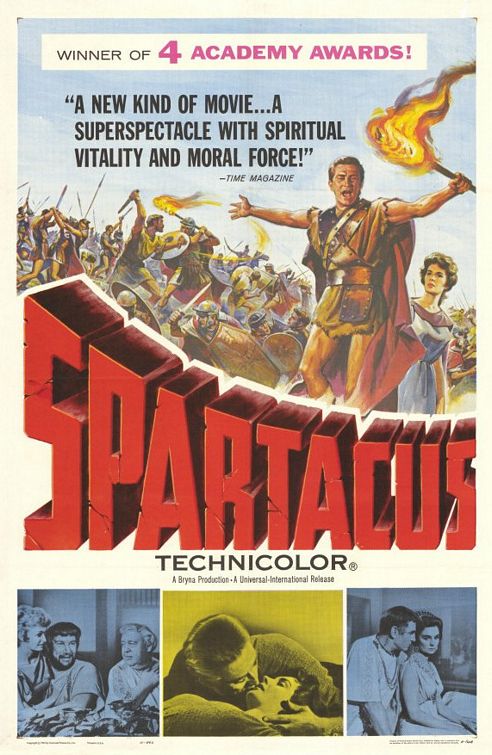 the movie poster: Spartacus (1960)