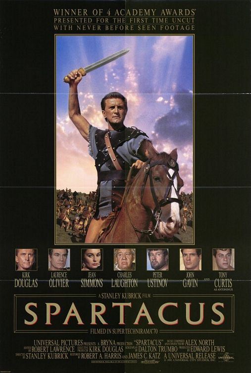 the movie poster: Spartacus (1960) ver2