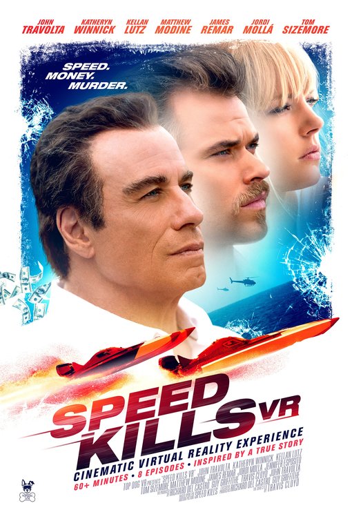 1000 piece jigsaw puzzle for the movie poster: Speed Kills (2018)