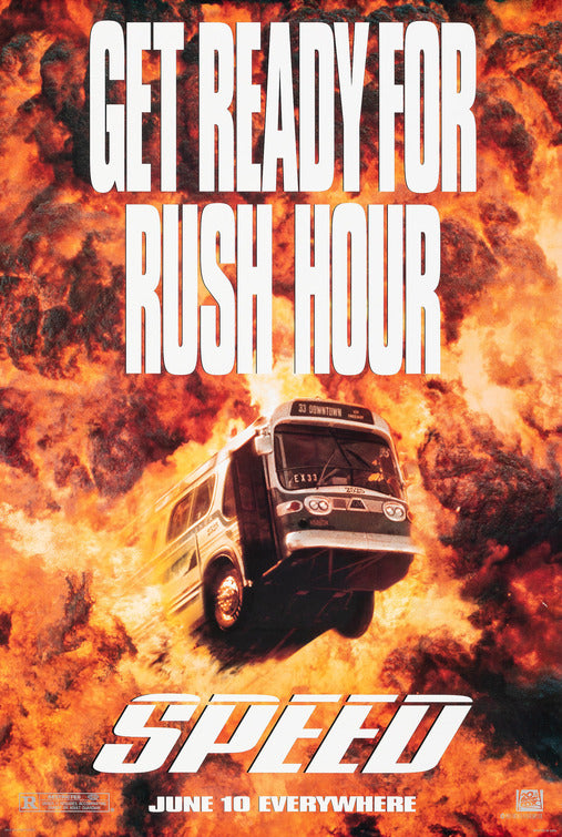 1000 piece jigsaw puzzle for the movie poster: Speed (1994) ver2