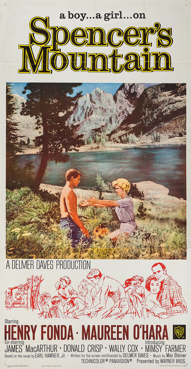 1000 piece jigsaw puzzle for the movie poster: Spencer's Mountain (1963) ver2