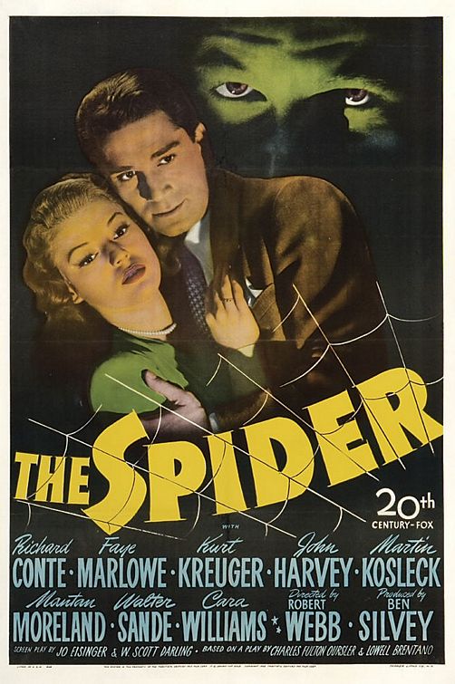 the movie poster: The Spider (1945)