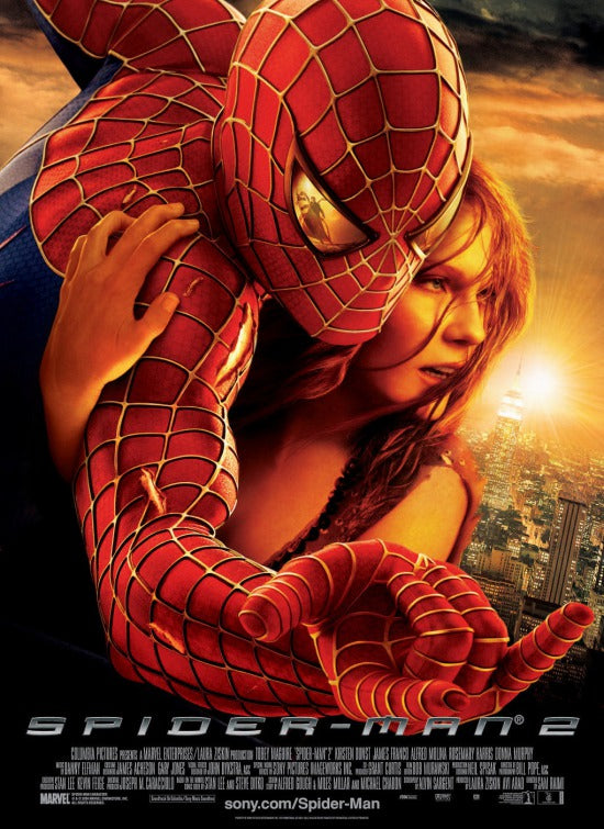 the movie poster: Spider-man 2 (2004) ver4