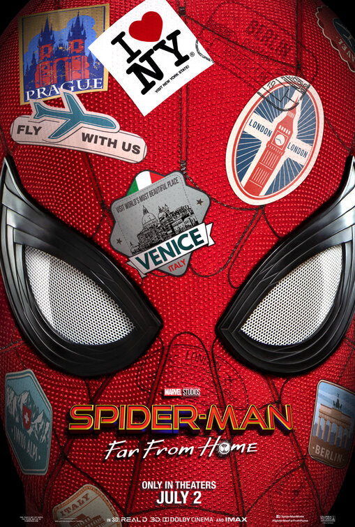 1000 piece jigsaw puzzle for the movie poster: Spider-Man: Far From Home (2019)