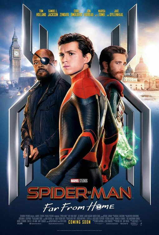1000 piece jigsaw puzzle for the movie poster: Spider-Man: Far From Home (2019) ver6