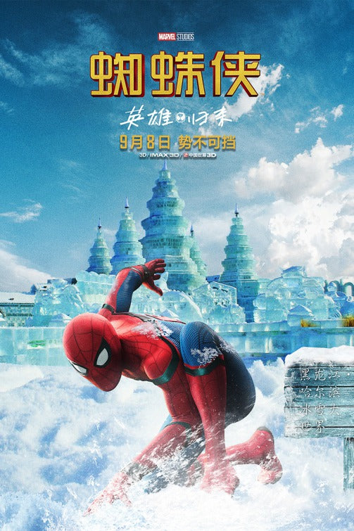 1000 piece jigsaw puzzle for the movie poster: Spider-Man: Homecoming (2017) ver38