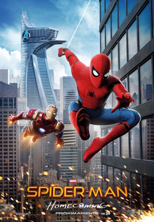 1000 piece jigsaw puzzle for the movie poster: Spider-Man: Homecoming (2017) ver6