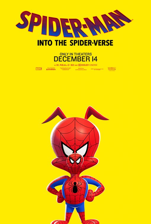 1000 piece jigsaw puzzle for the movie poster: Spider-Man: Into the Spider-Verse (2018) ver10