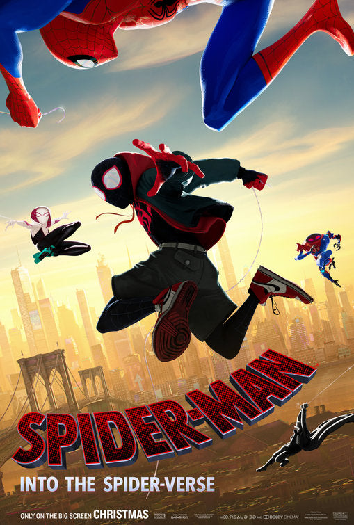 1000 piece jigsaw puzzle for the movie poster: Spider-Man: Into the Spider-Verse (2018) ver2