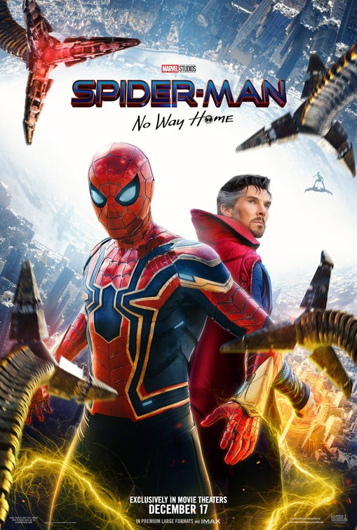 1000 piece jigsaw puzzle for the movie poster: Spider-Man: No Way Home (2021) ver2